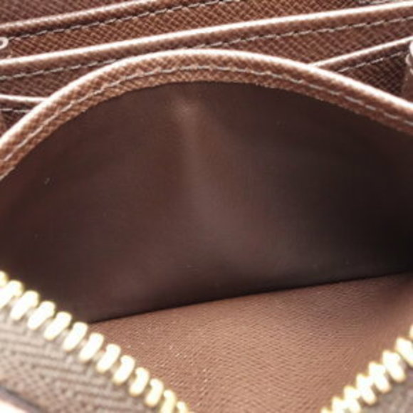 LOUIS VUITTON Coin Case Damier Ebene Brown Zippy Brown - Picture 5 of 7